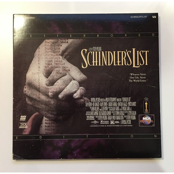 Schindler's List - Letterboxed Edition (1993) - Digital Laserdisc 2 LD Set - Picture 1 of 9